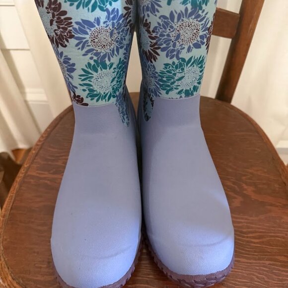 NEW Muckster II NEW Rubber Muck Boot Womens Mid Blue Size 11 FREE SHIPPING - Picture 2 of 6